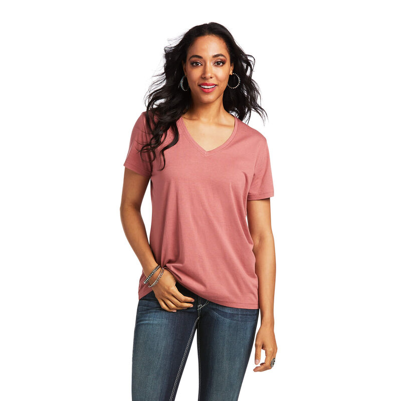 Camisetas Ariat Element Coral Mujer - Chile 189-AHZEPI